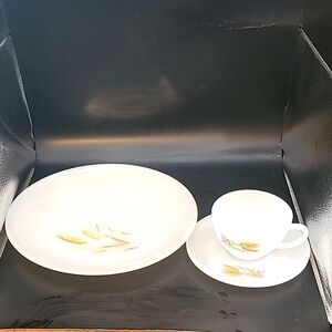 Vintage Fire King Wheat Dish Set
